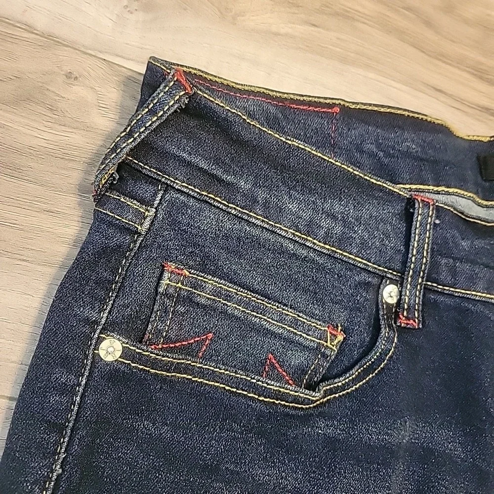 True‎ Religion Ricky Shorts Mens 34 Blue Relaxed Straight Raw Hem  Denim